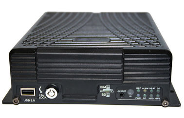 8-CH GPS Mobile DVR With HDD / SSD / SD Slot , Vehicle With GPS Tracker And Google Map
